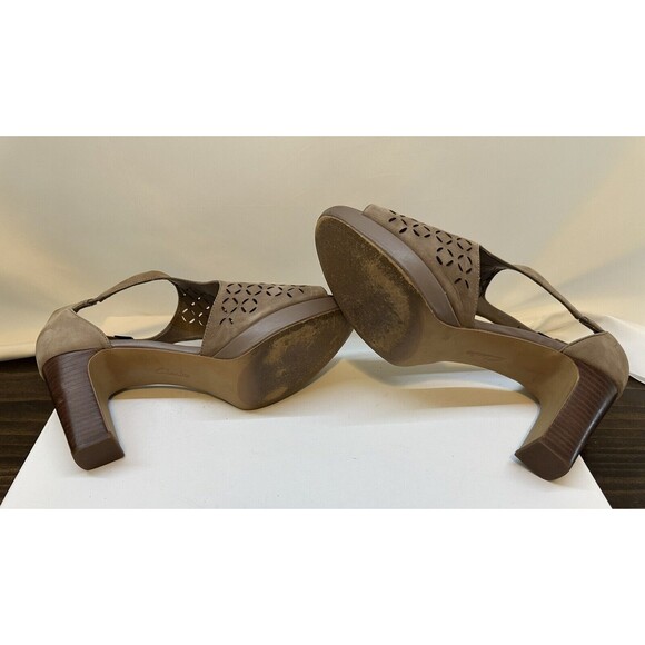 Clarks Jenness Energy Ankle Strap Brown Sandals Women's Size 9.5 - Picture 5 of 6